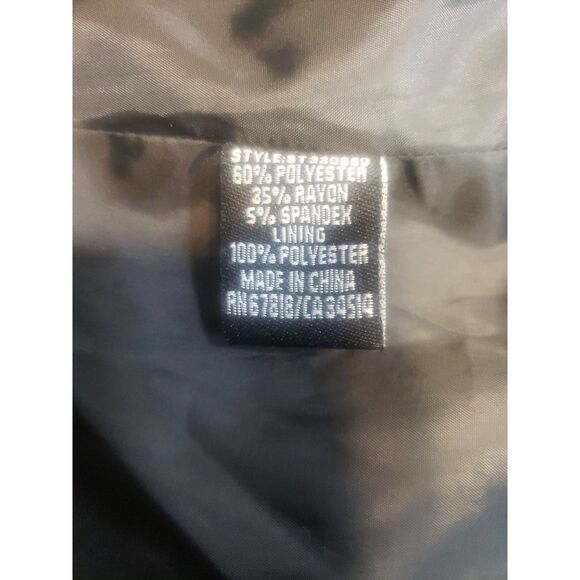 Jules & Leopold Black Stripe One Button Blazer Size Large - Picture 5 of 9